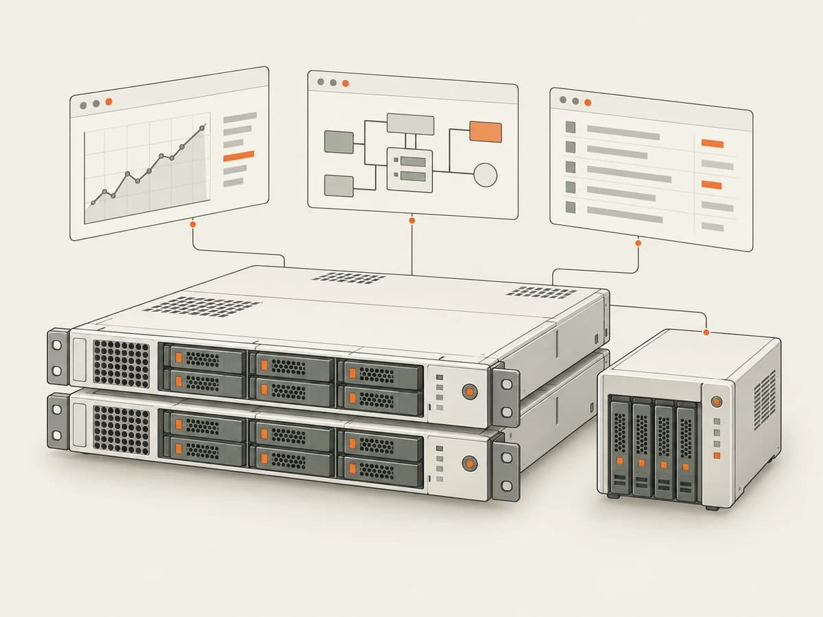 Иллюстрация: виртуальные серверы SCADA и Historian